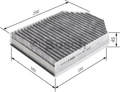 BOSCH 1 987 435 509 - Filtre, air de l'habitacle cwaw.fr