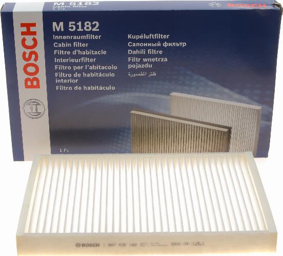 BOSCH 1 987 435 182 - Filtre, air de l'habitacle cwaw.fr