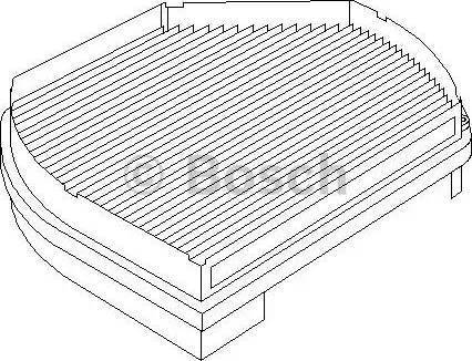 BOSCH 1 987 431 001 - Filtre, air de l'habitacle cwaw.fr