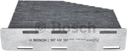 BOSCH 1 987 432 597 - Filtre, air de l'habitacle cwaw.fr