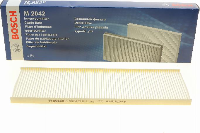 BOSCH 1 987 432 042 - Filtre, air de l'habitacle cwaw.fr