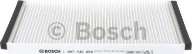 BOSCH 1 987 432 059 - Filtre, air de l'habitacle cwaw.fr