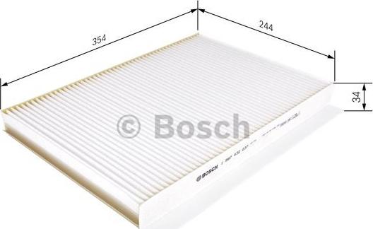 BOSCH 1 987 432 037 - Filtre, air de l'habitacle cwaw.fr