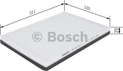 BOSCH 1 987 432 152 - Filtre, air de l'habitacle cwaw.fr