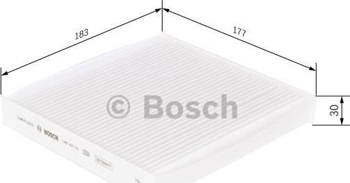 BOSCH 1 987 432 115 - Filtre, air de l'habitacle cwaw.fr