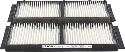 BOSCH 1 987 432 209 - Filtre, air de l'habitacle cwaw.fr