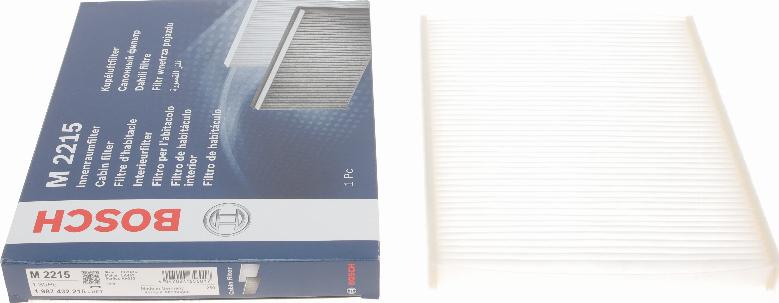 BOSCH 1 987 432 215 - Filtre, air de l'habitacle cwaw.fr