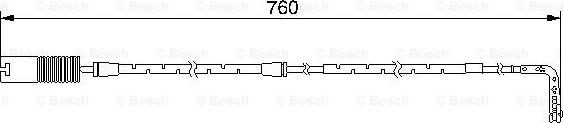 BOSCH 1 987 474 948 - Contact d'avertissement, usure des plaquettes de frein cwaw.fr