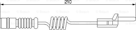 BOSCH 1 987 474 969 - Contact d'avertissement, usure des plaquettes de frein cwaw.fr