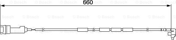 BOSCH 1 987 474 908 - Contact d'avertissement, usure des plaquettes de frein cwaw.fr