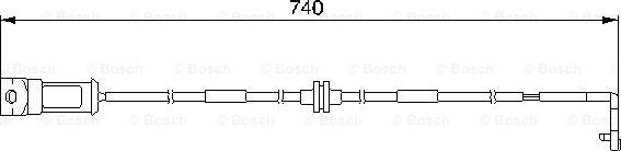 BOSCH 1 987 474 934 - Contact d'avertissement, usure des plaquettes de frein cwaw.fr