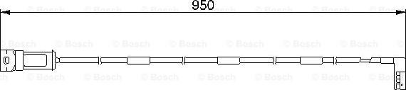 BOSCH 1 987 474 928 - Contact d'avertissement, usure des plaquettes de frein cwaw.fr