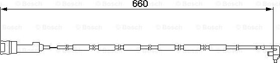 BOSCH 1 987 474 923 - Contact d'avertissement, usure des plaquettes de frein cwaw.fr