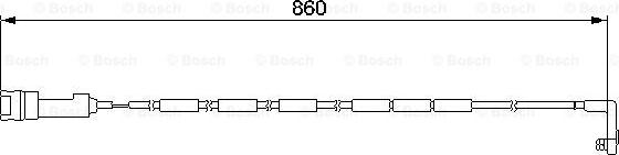 BOSCH 1 987 474 922 - Contact d'avertissement, usure des plaquettes de frein cwaw.fr