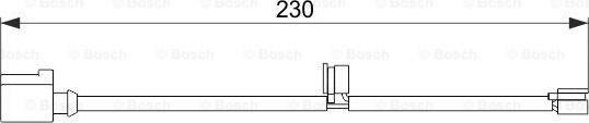 BOSCH 1 987 474 569 - Contact d'avertissement, usure des plaquettes de frein cwaw.fr