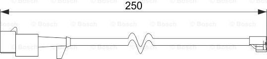 BOSCH 1 987 474 574 - Contact d'avertissement, usure des plaquettes de frein cwaw.fr