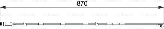 BOSCH 1 987 474 578 - Contact d'avertissement, usure des plaquettes de frein cwaw.fr