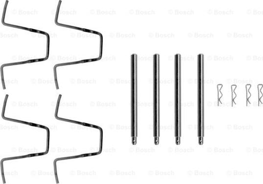 BOSCH 1 987 474 060 - Kit d'accessoires, plaquette de frein à disque cwaw.fr