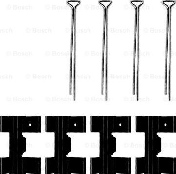 BOSCH 1 987 474 115 - Kit d'accessoires, plaquette de frein à disque cwaw.fr