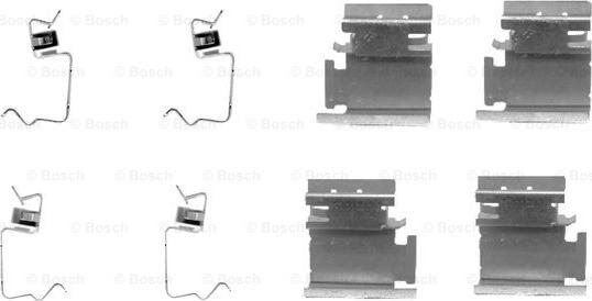 BOSCH 1 987 474 311 - Kit d'accessoires, plaquette de frein à disque cwaw.fr