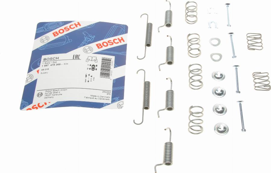 BOSCH 1 987 475 369 - Kit d'accessoires, mâchoires de frein de stationnement cwaw.fr