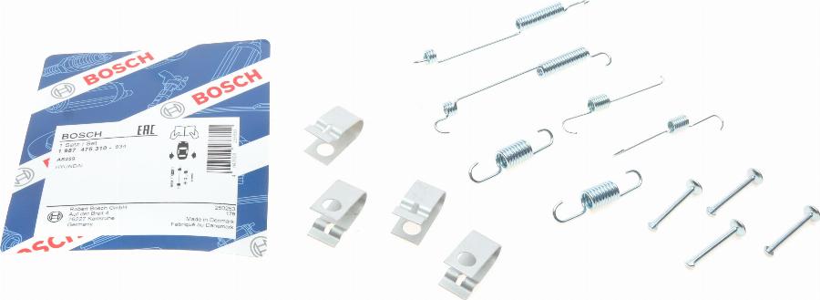 BOSCH 1 987 475 310 - Kit d'accessoires, mâchoire de frein cwaw.fr