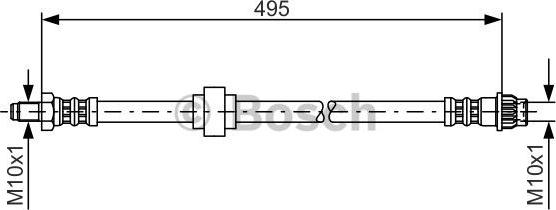 BOSCH 1 987 476 953 - Flexible de frein cwaw.fr