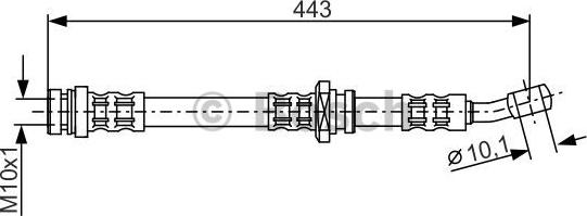 BOSCH 1 987 476 909 - Flexible de frein cwaw.fr