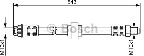 BOSCH 1 987 476 916 - Flexible de frein cwaw.fr