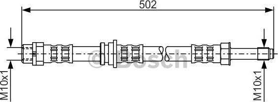 BOSCH 1 987 476 971 - Flexible de frein cwaw.fr