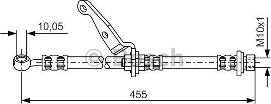 BOSCH 1 987 476 973 - Flexible de frein cwaw.fr