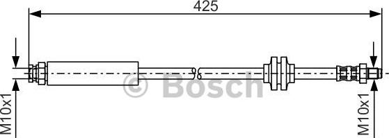 BOSCH 1 987 476 451 - Flexible de frein cwaw.fr