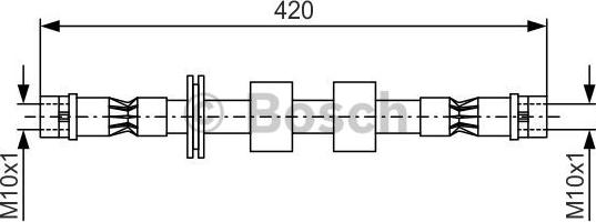 BOSCH 1 987 476 414 - Flexible de frein cwaw.fr