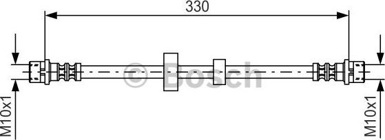 BOSCH 1 987 476 411 - Flexible de frein cwaw.fr