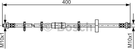 BOSCH 1 987 476 413 - Flexible de frein cwaw.fr