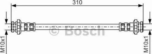 BOSCH 1 987 476 486 - Flexible de frein cwaw.fr