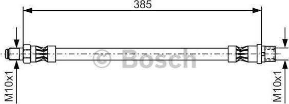 BOSCH 1 987 476 439 - Flexible de frein cwaw.fr