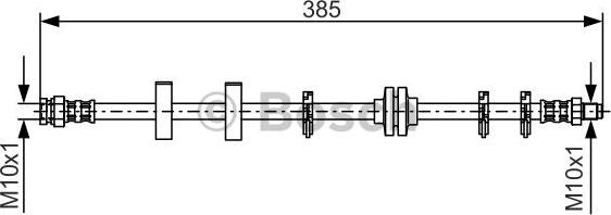 BOSCH 1 987 476 438 - Flexible de frein cwaw.fr