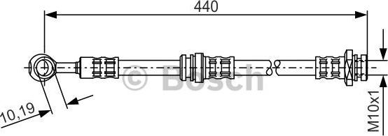 BOSCH 1 987 476 429 - Flexible de frein cwaw.fr