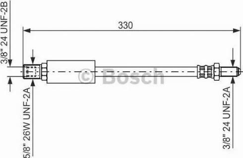 BOSCH 1 987 476 473 - Flexible de frein cwaw.fr