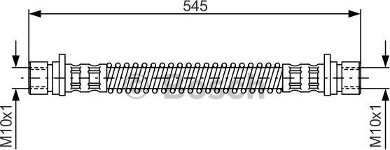 BOSCH 1 987 476 594 - Flexible de frein cwaw.fr