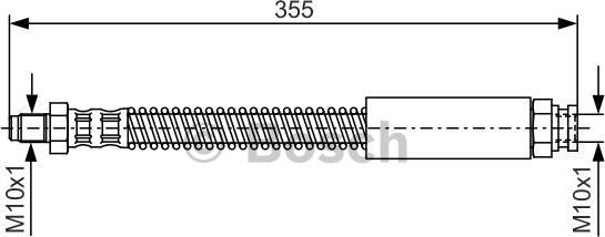 BOSCH 1 987 476 519 - Flexible de frein cwaw.fr