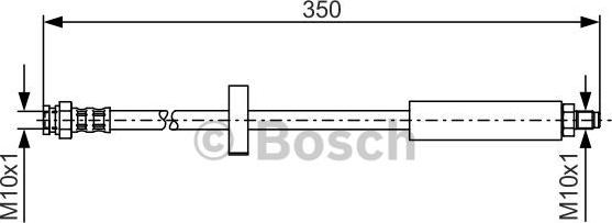 BOSCH 1 987 476 520 - Flexible de frein cwaw.fr