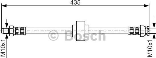 BOSCH 1 987 476 521 - Flexible de frein cwaw.fr