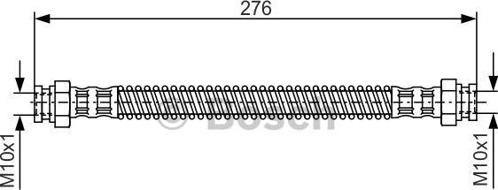 BOSCH 1 987 476 523 - Flexible de frein cwaw.fr