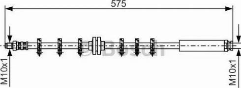 BOSCH 1 987 476 641 - Flexible de frein cwaw.fr