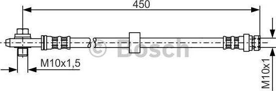 BOSCH 1 987 476 648 - Flexible de frein cwaw.fr