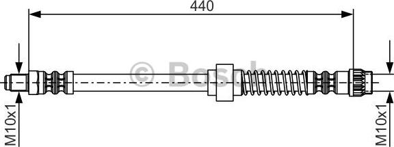 BOSCH 1 987 476 651 - Flexible de frein cwaw.fr