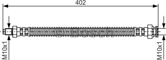 BOSCH 1 987 476 667 - Flexible de frein cwaw.fr