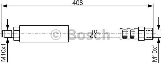 BOSCH 1 987 476 609 - Flexible de frein cwaw.fr